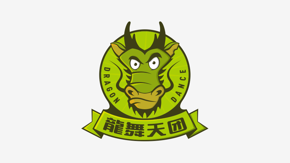 龙舞天团LOGO设计