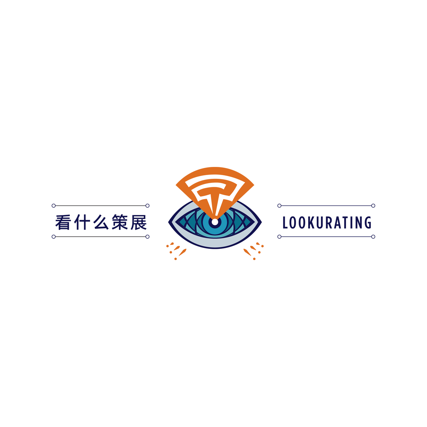 Lookurating看什么策展公司logo设计图2