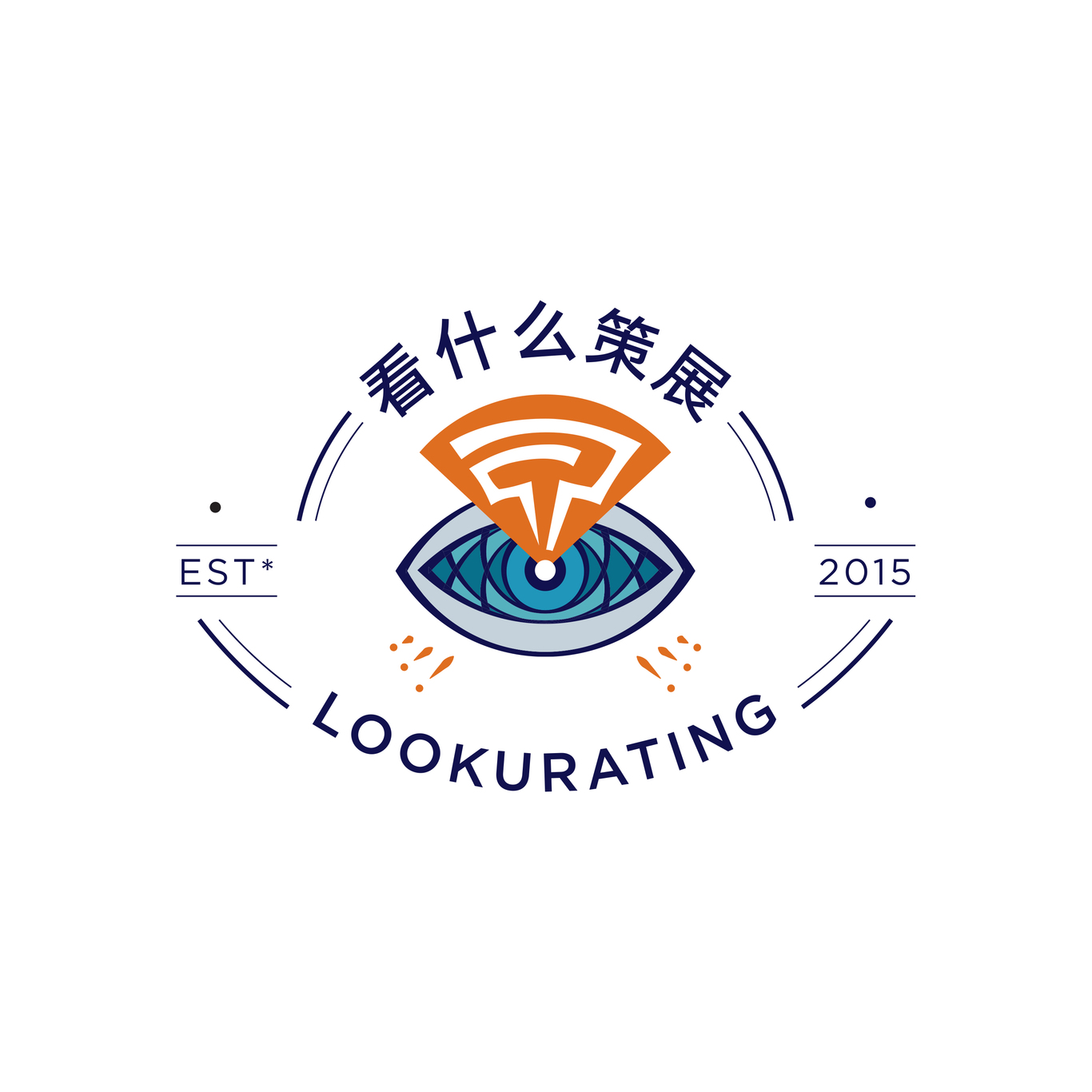 Lookurating看什么策展公司logo设计图0