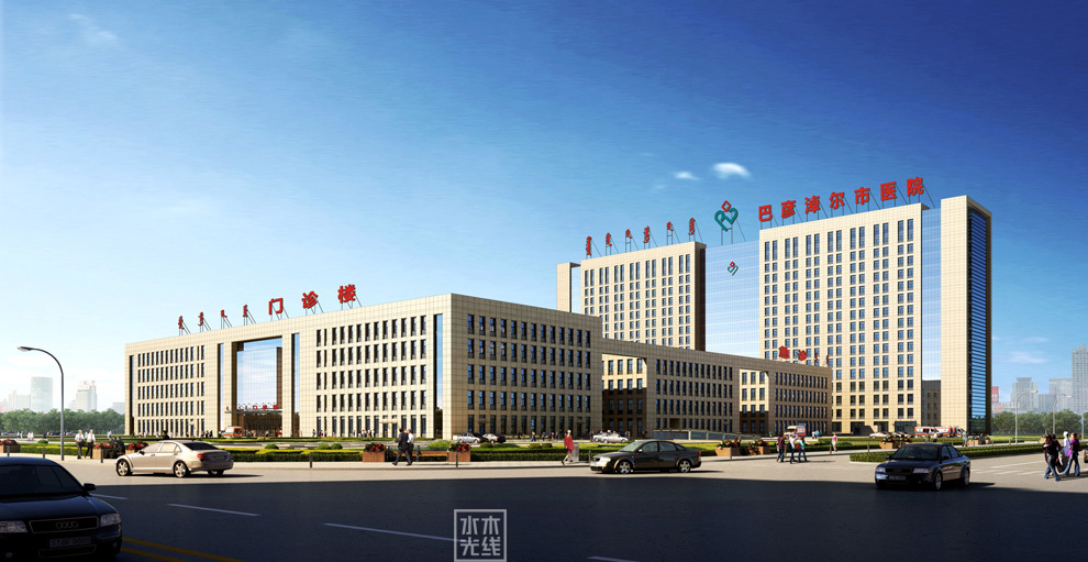 巴彦淖尔市医院室内外标识系 统设计制造图1