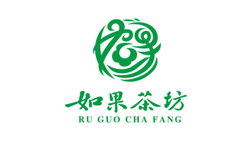 如果茶坊品牌LOGO设计