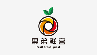 果弟鲜客食品品牌LOGO设计