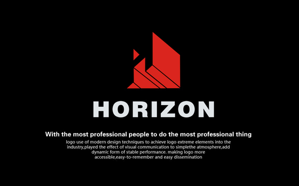 HORIZON LOGO設計圖3