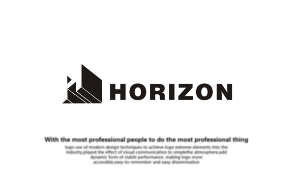 HORIZON LOGO設計圖4