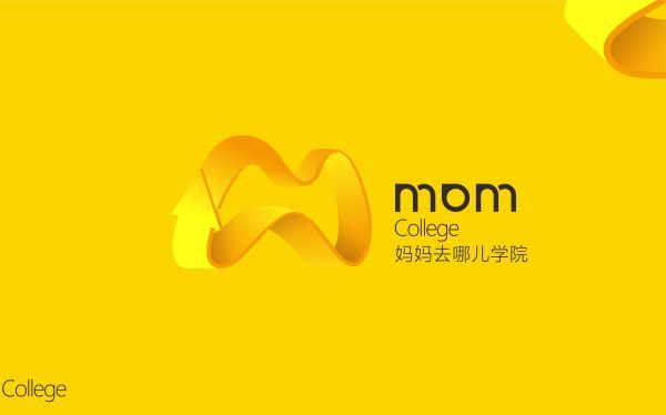 妈妈去哪儿大学LOGO设计