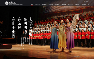 北京大學(xué)中文系官網(wǎng)設(shè)計(jì)