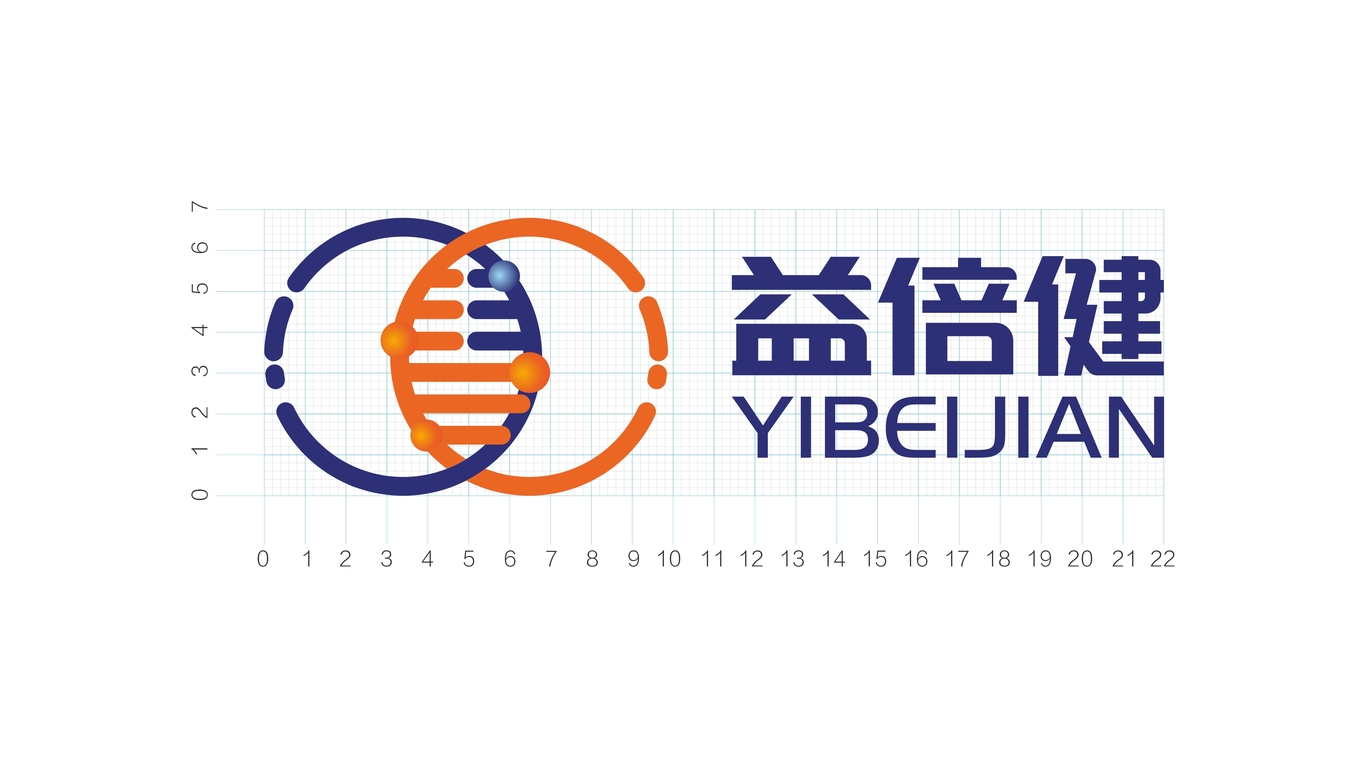 益倍健生物科技公司LOGO设计中标图2