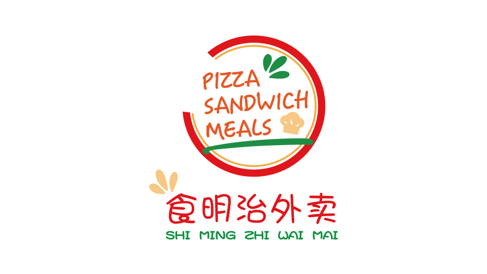 食明治便当LOGO设计