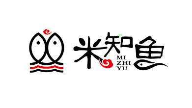 米知魚餐飲店LOGO設(shè)計