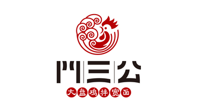 门三公面馆LOGO设计