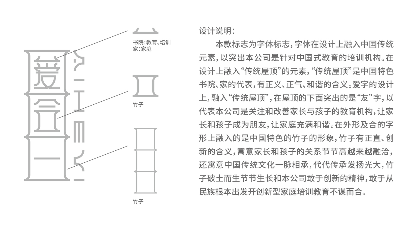 爱合一教育logo设计提案图2