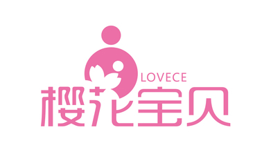 櫻花寶貝LOGO設計