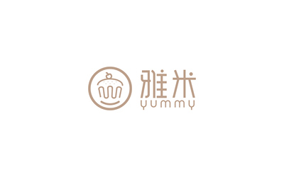 雅米 logo设计