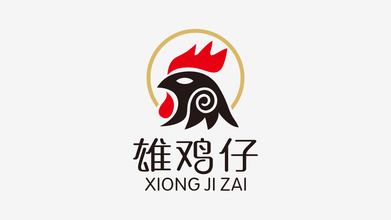 雄鸡仔LOGO设计