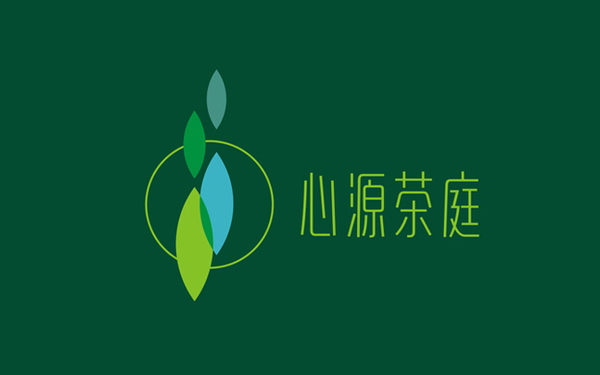 心源茶庭 logo設(shè)計(jì)