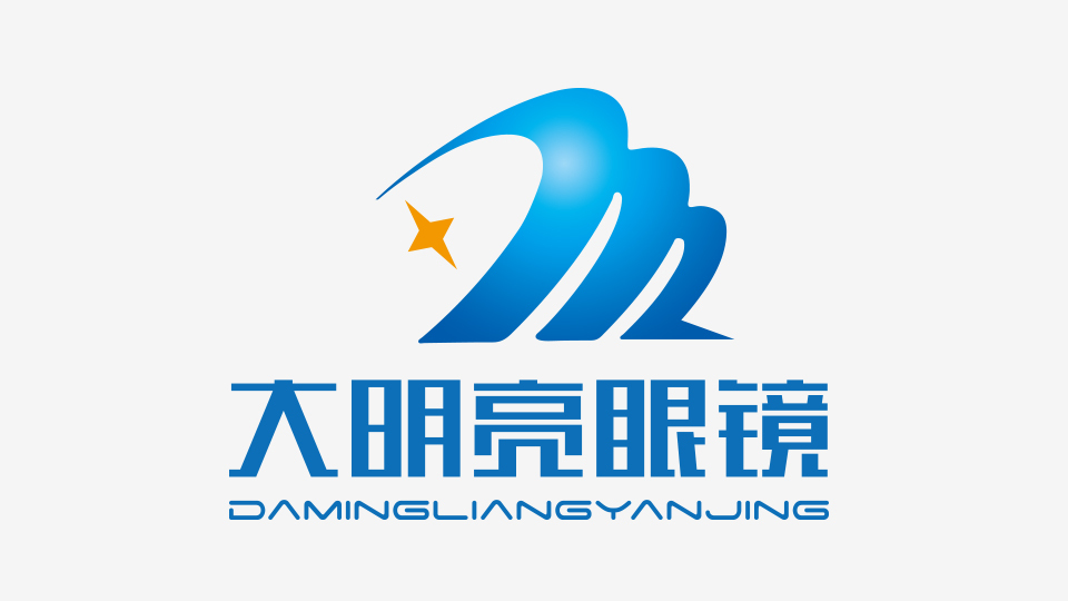 大明亮眼鏡LOGO設計