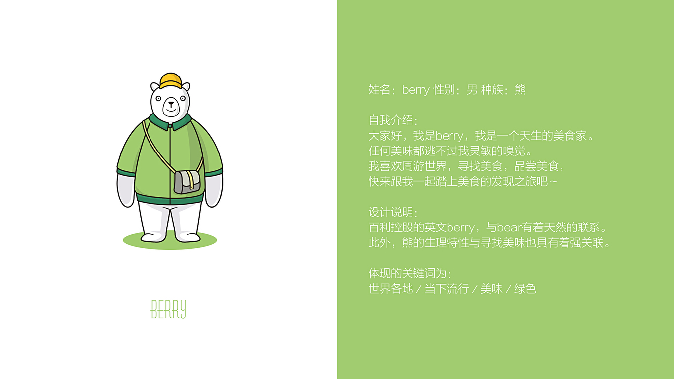 Berry卡通吉祥物設計圖1