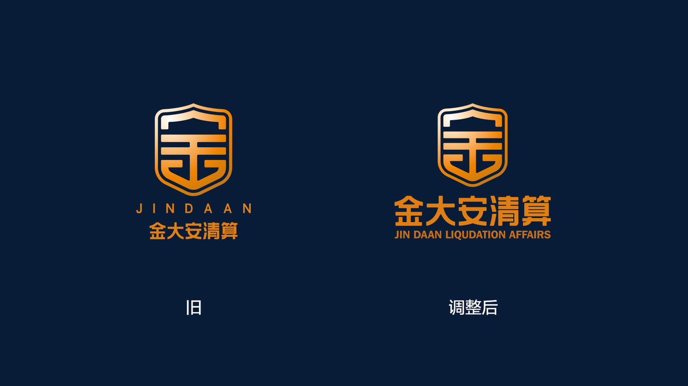 金大安清算LOGO设计中标图4