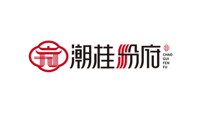 常平霞姐桂林米粉店LOGO设计