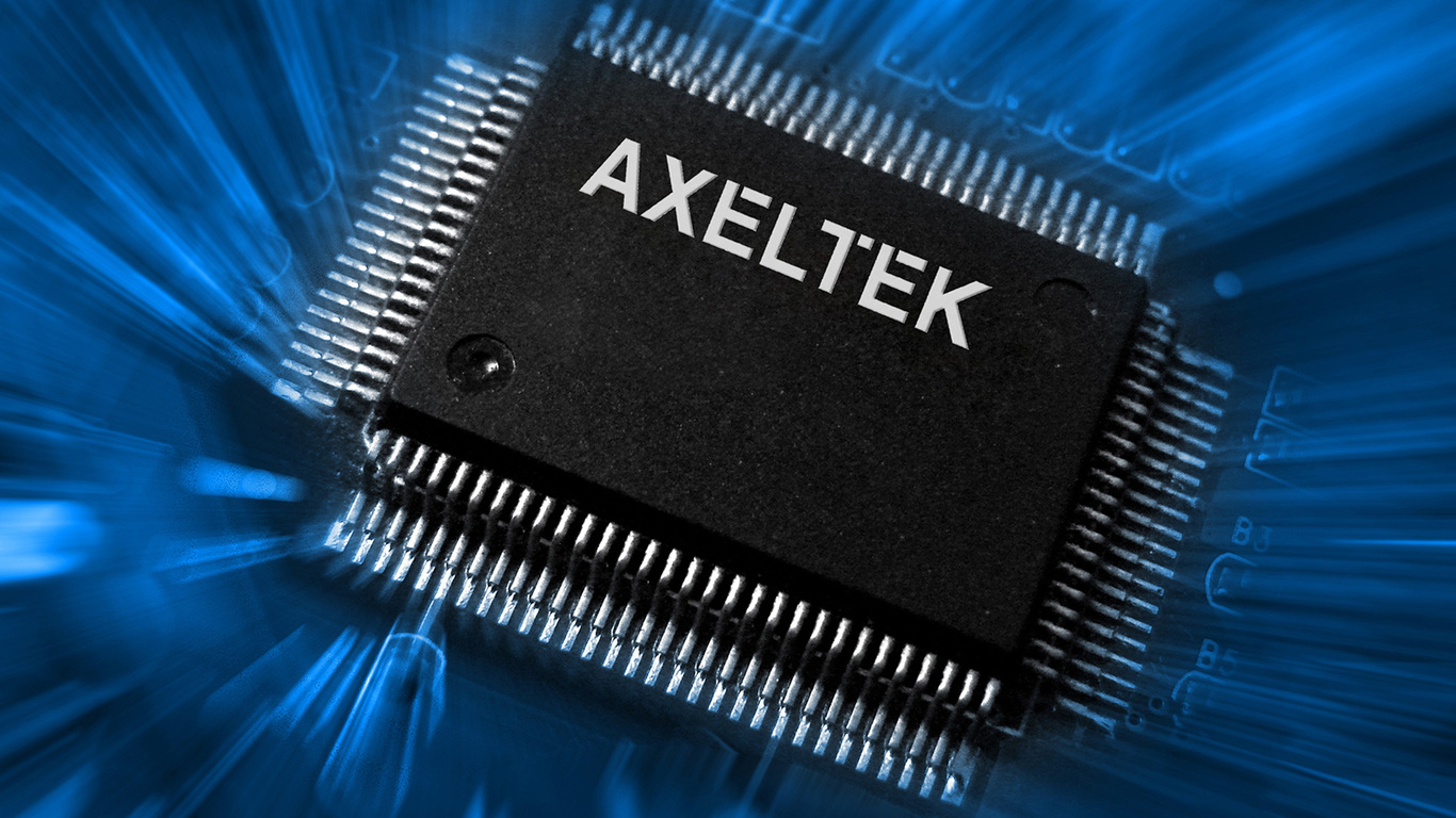 AXELTEK logo設計圖1