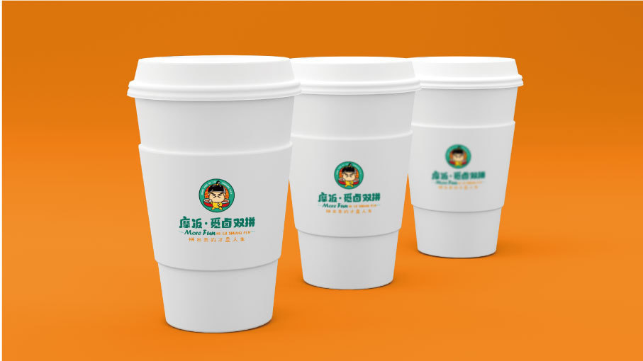 摩饭•觅卤双拼LOGO设计中标图1