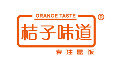 桔子盒饭LOGO设计