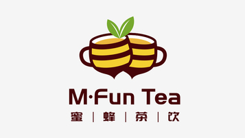 蜜蜂茶饮LOGO设计