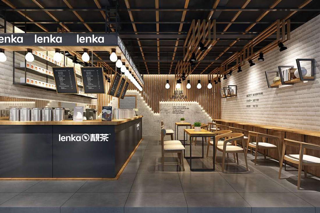 靓茶餐饮logo及室内设计图8