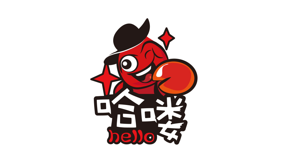 哈嘍小龍蝦LOGO設(shè)計