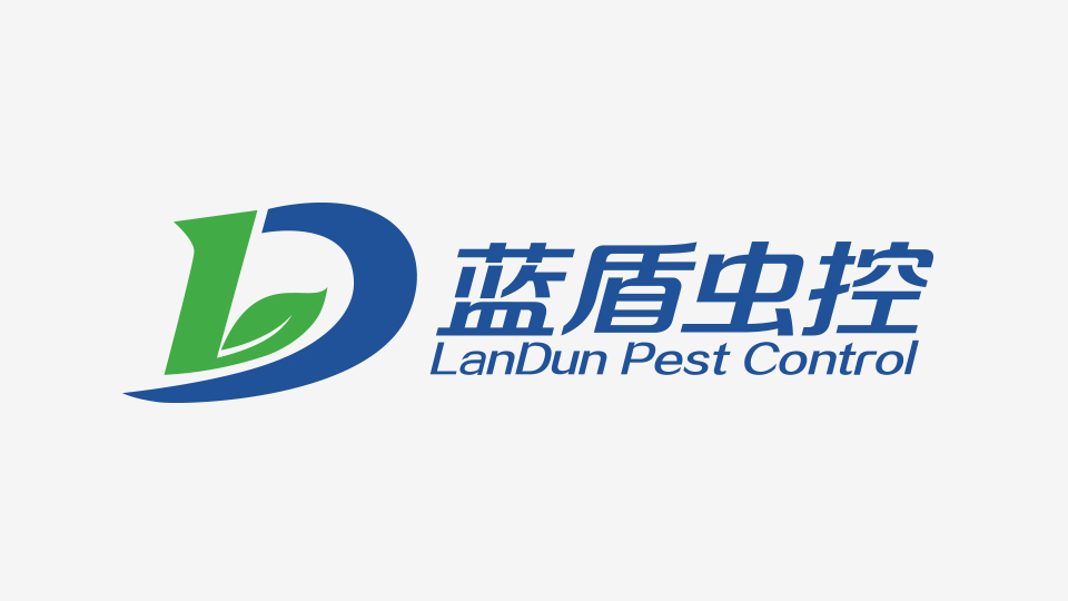 藍盾蟲控LOGO設計