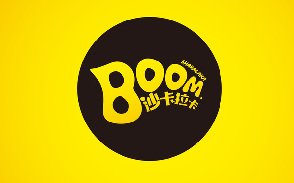 Boom沙卡拉卡 logo設(shè)計(jì)