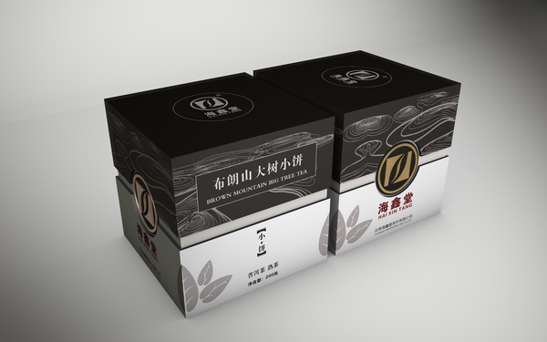 海鑫堂小餅茶茶罐設(shè)計(jì)