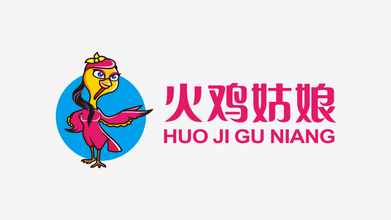 火鸡姑娘LOGO设计