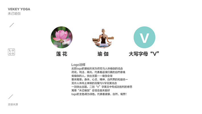 未己瑜伽logo設計圖2