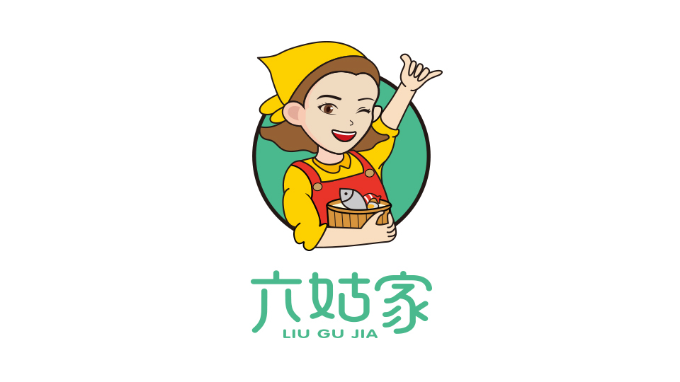 六姑家LOGO設(shè)計