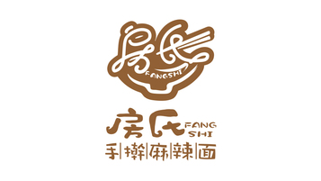 哈爾濱房氏手搟麻辣面LOGO設(shè)計