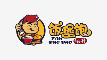 饭堡饱LOGO设计