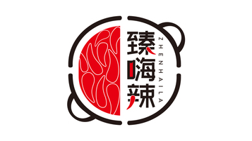 臻嗨辣LOGO设计