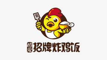 招牌炸雞飯LOGO設(shè)計(jì)