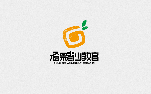 橙果青少教育logo設(shè)計