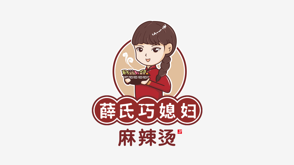 薛氏巧媳婦品牌LOGO設(shè)計