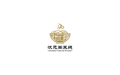 状元阁米线logo案例