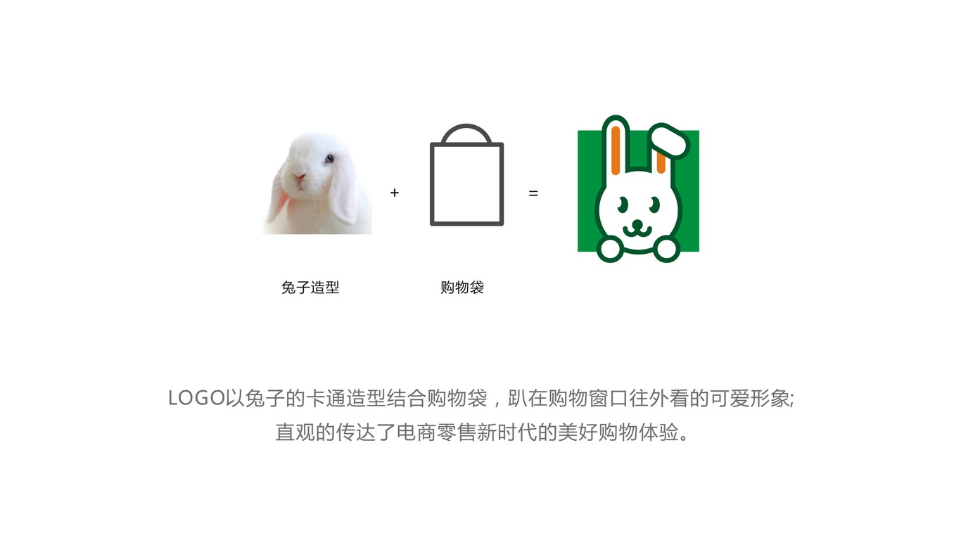 兔巴兔品牌LOGO設計中標圖2