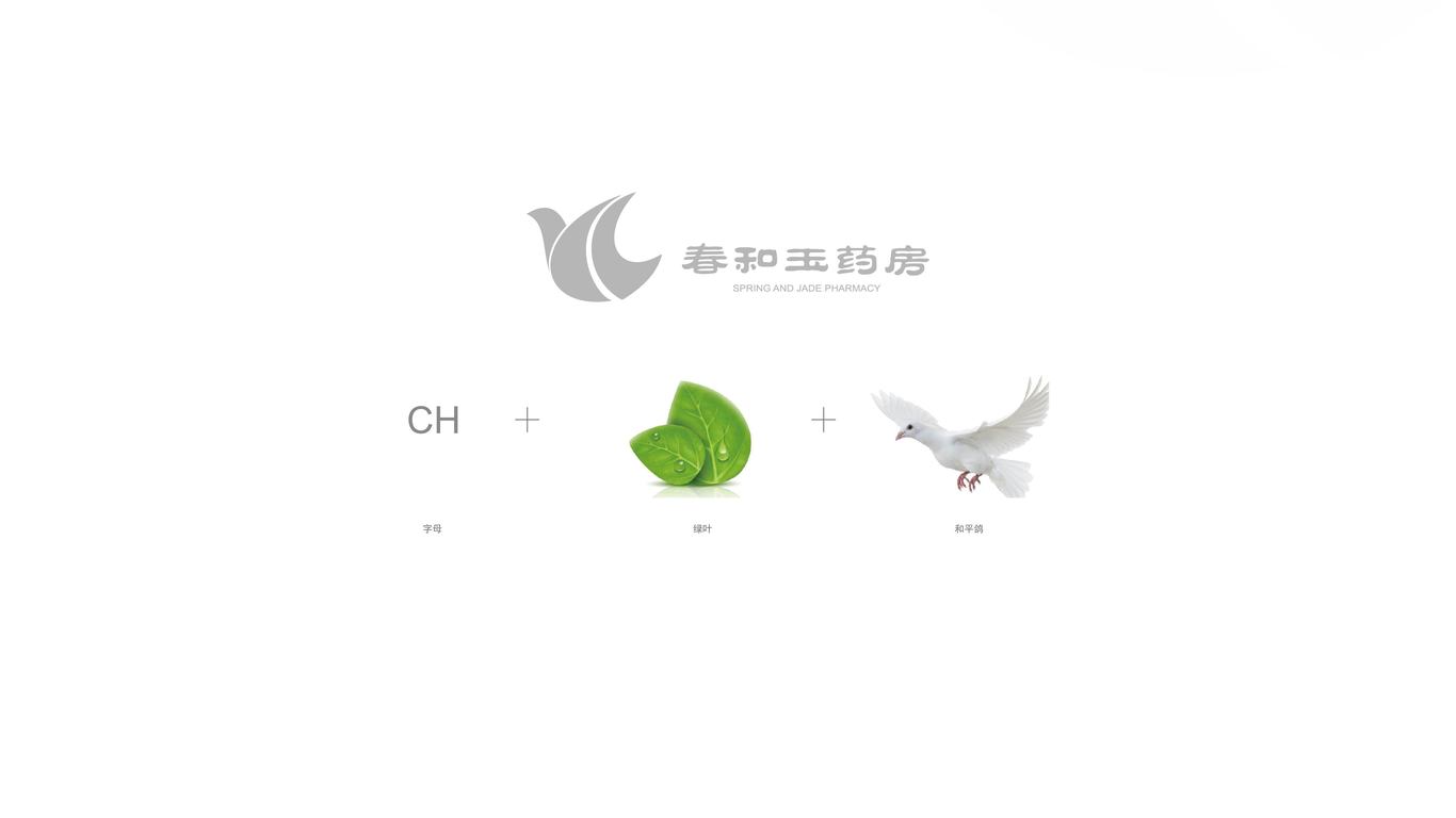 春和玉藥房logo設(shè)計(jì)圖1