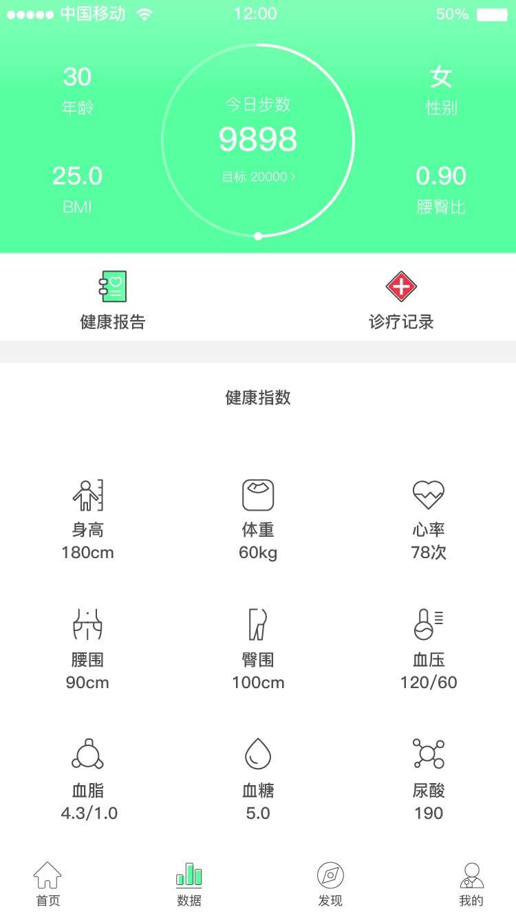 医疗APP视觉设计图2