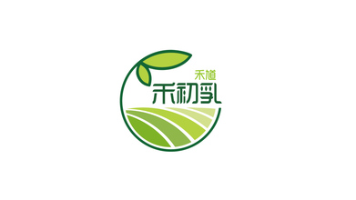 禾初乳品牌LOGO設(shè)計(jì)