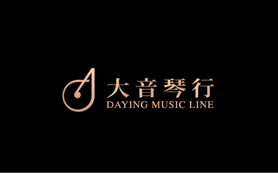 大音琴行LOGO设计