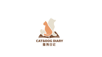 猫狗日记品牌LOGO设计