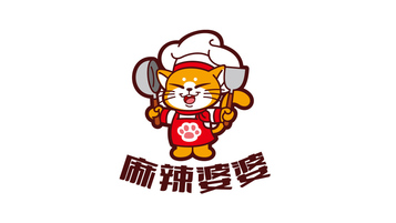 麻辣婆婆品牌LOGO設(shè)計