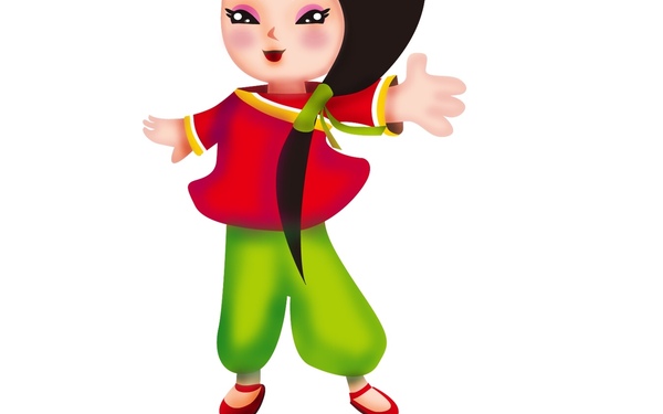 磐安婦聯山妹子吉祥物征集入圍獎